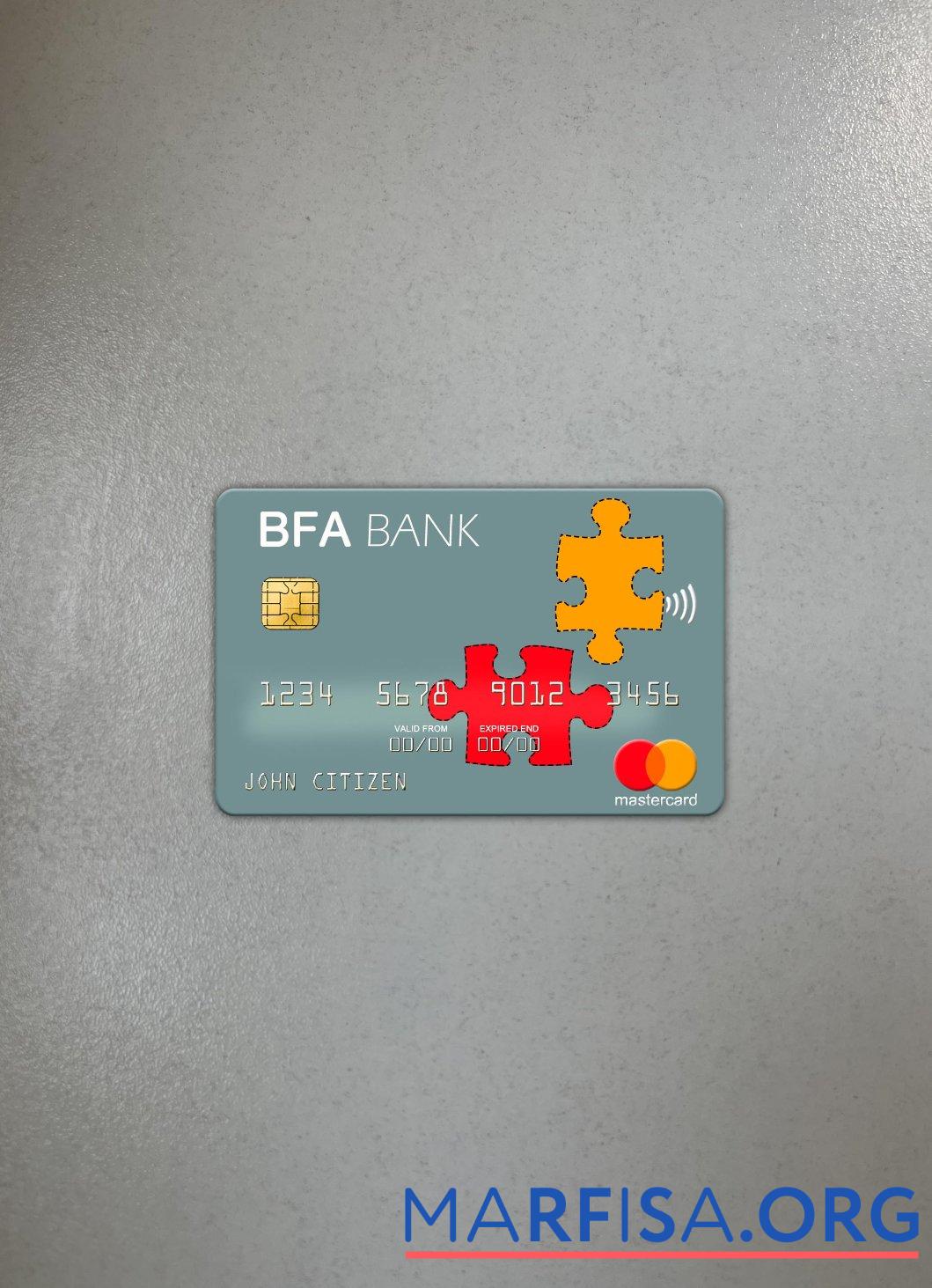Downloadable Angola Banco de Fomento mastercard photolook front real example